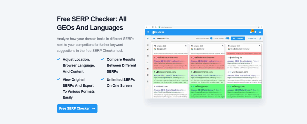 Free SERP Checker: All GEOs And Languages